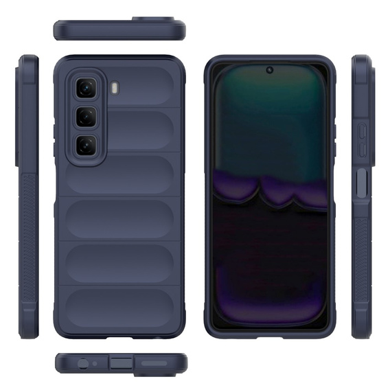 Etui do Infinix Hot 50 4G, Gaming Shockproof, granatowe