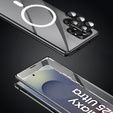 Etui Magnetic Dual Glass MagSafe do Samsung Galaxy S25 Ultra, czarne