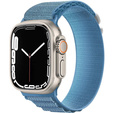 Pasek Nylonowy do Apple Watch 1/2/3/4/5/6/7/8/9/10/11/SE Ultra 1/2/3 42/44/45/46/49mm, Niebieski