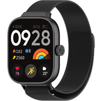 Pasek Bransoleta Milanese do Xiaomi Redmi Watch 4 / Xiaomi Smart Band 8 Pro / Xiaomi Smart Band 9 Pro, Czarna