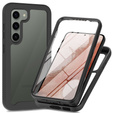 Etui do Samsung Galaxy S23, Shockproof, z folią, czarne