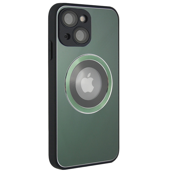 Etui do MagSafe do iPhone 14, Hole for Apple Logo, zielone