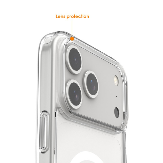 Przezroczyste etui TPU + PC z MagSafe do iPhone Air – smukła ochrona z funkcją magnetyczną