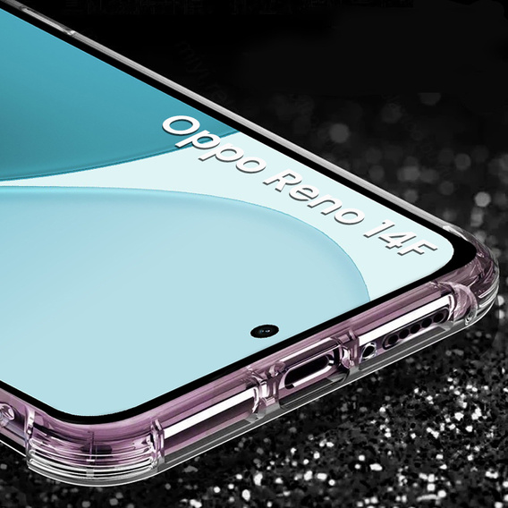 Etui do Oppo Reno 14 F / 14 FS, Dropproof, przezroczyste