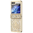 Etui do Samsung Galaxy Z Flip7 FE / Z Flip6, Mechanical Legend, złote