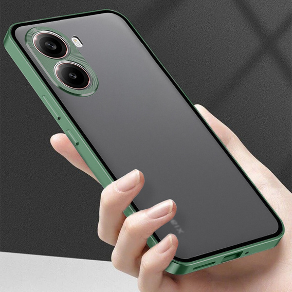 Etui do Xiaomi Poco X7 Pro 5G, Frame Case, zielone