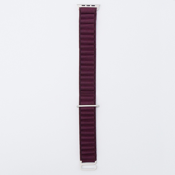 Pasek Nylonowy do Apple Watch 1/2/3/4/5/6/7/8/9/10/11/SE Ultra 1/2/3 42/44/45/46/49mm, Bordowy