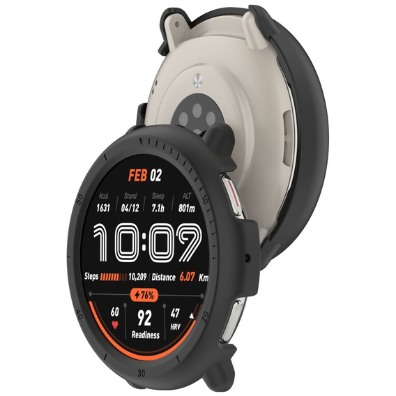 Etui do Amazfit Active 2, Czarne