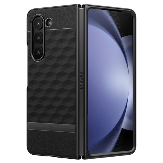 Etui Spigen do Samsung Galaxy Z Fold 5, Caseology Parallax, czarne