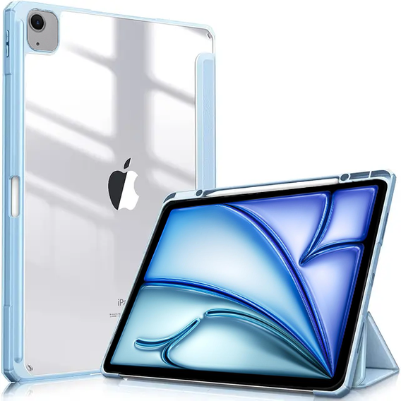 Etui do iPad Air 11" 2024 (6 gen.), Smartcase Hybrid, z miejscem na rysik, niebieskie