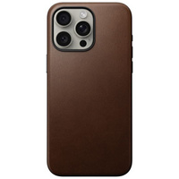 Etui Nomad do iPhone 15 Pro Max, Modern Leather Case, brązowe