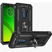 Etui pancerne do Motorola Moto G7 Power, Nox Case Ring, czarne