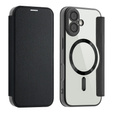 Etui z klapką do iPhone 17, RFID Wallet MagSafe z ochroną aparatu, czarne