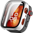 2w1 Etui + Szkło Hartowane do Huawei Watch Fit 4 Pro, Srebrne