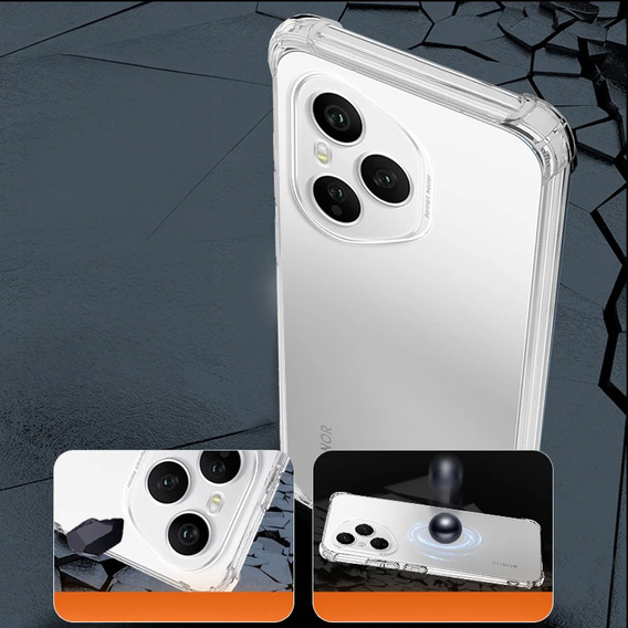 Etui do Honor 400 Pro 5G, Dropproof, przezroczyste