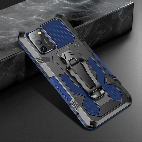 Etui Hybrid KickStand do Samsung Galaxy A02s, Blue