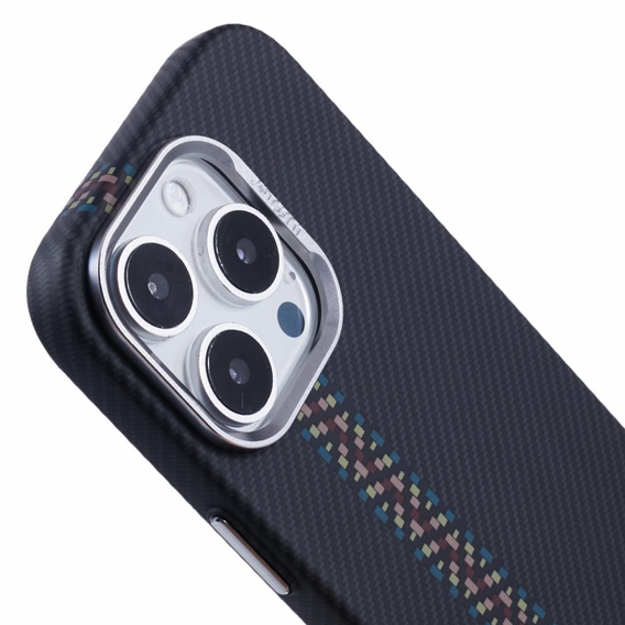 Etui do iPhone 15 Pro, Carbon Fiber MagSafe, czarne