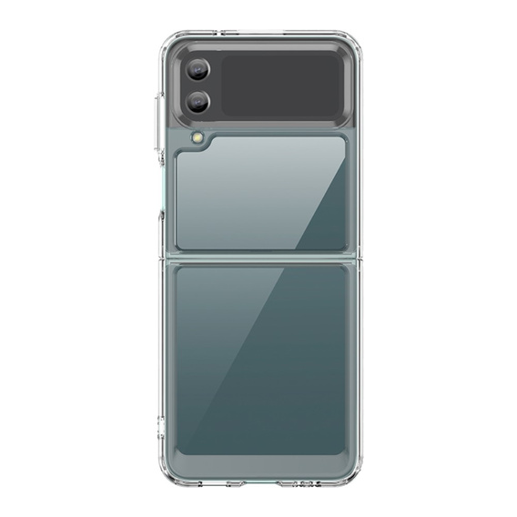 Etui ERBORD do Samsung Galaxy Z Flip4 5G, Hybrid Frame, Transparent