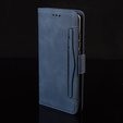 Etui z klapką do Samsung Galaxy S25 FE, Card Slot, granatowe