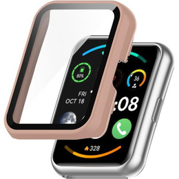 2w1 Etui + Szkło Hartowane do Huawei Watch Fit/Fit SE, różowe