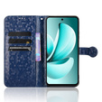 Etui z klapką do Realme C71, Wallet Rhombus, niebieskie