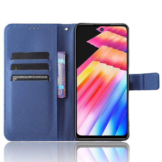 Etui z klapką do Infinix Hot 30i, Wallet Smart Magnet, niebieskie