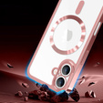 Etui do iPhone 17, Electro MagSafe, różowe + Smycz