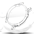 2w1 Etui z Osłoną na ekran do Huawei Watch GT 2 42mm, Przezroczyste, Bezbarwne