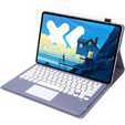 Etui z klawiaturą Bluetooth i touchpadem do Lenovo Idea Tab Pro – fioletowe