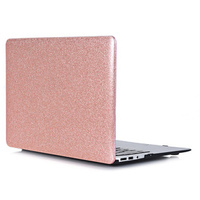 Etui do MacBook Air 13 A2337 M1 A2179 A1932, Glitter Hard Case Obudowa, Brokat, Rose Gold