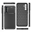 Etui do Samsung Galaxy A34 5G, Carbon Gel, czarne