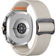 Pasek nylonowy do Samsung Galaxy Watch 8 / 8 Classic, Beżowy