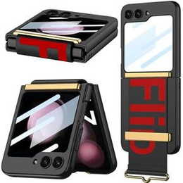 Etui do Samsung Galaxy Z Flip7 FE / Z Flip6, Strap Cover, czarne