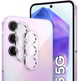 2x Szkło hartowane na aparat ERBORD do Samsung Galaxy A55 5G, Przezroczyste