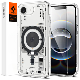 Etui z MagSafe Spigen do iPhone 16E, Ultra Hybrid, Neo One, Szare