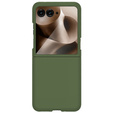 Etui do Motorola Razr 60 Ultra, PC Case, ze szkłem, zielone