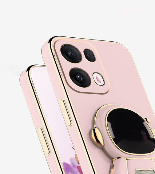 Etui do Oppo Reno 13 Pro, Astronaut, różowe