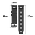 Pasek Silikonowy do Garmin Venu X1, czarny