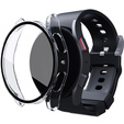 2w1 Etui + Szkło Hartowane do Samsung Galaxy Watch 5 40mm, Przezroczyste