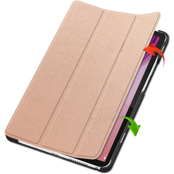 Etui do Lenovo Tab One, Smartcase, różowe rose gold