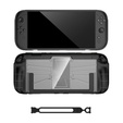 Przezroczyste etui ochronne z czarnym wykończeniem do Nintendo Switch 2