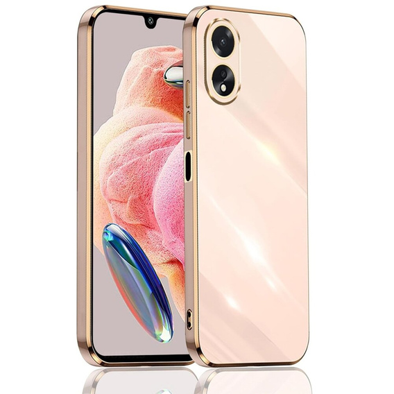 Etui do Oppo A38 4G / Oppo A18 4G, Glamour CamShield, różowe rose gold