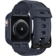 Pasek z etui Spigen do Apple Watch 4/5/6/7/8/9/SE 44/45mm, Rugged Armor Pro, charcoal grey