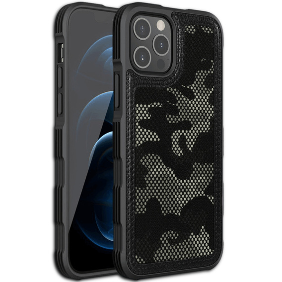 Etui NILLKIN do iPhone 12 Pro Max, Camo Case, Black