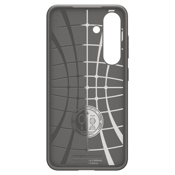 Etui Spigen do Samsung Galaxy S25, Liquid Air, szare + Szkło Hartowane 9H