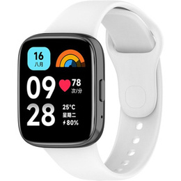 Pasek Silikonowy do Xiaomi Redmi Watch 3 Active, Biały
