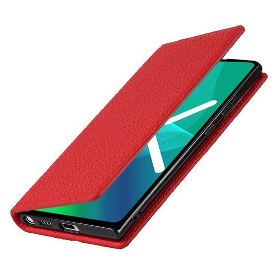 Skórzane etui do iPhone 7/8/SE 2020/SE 2022, ERBORD Grain Leather, czerwone