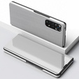 Etui do Xiaomi Redmi Note 11 / 11S, Clear View, srebrne