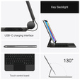 Etui z klawiaturą do iPad 11" 2025 A16 (11 gen.) / iPad 10.9" 2022 (10 gen.), Magnetic Keyboard Touchpad, czarne