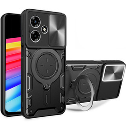 Etui pancerne do Infinix Hot 30 4G, CamShield Slide, czarne